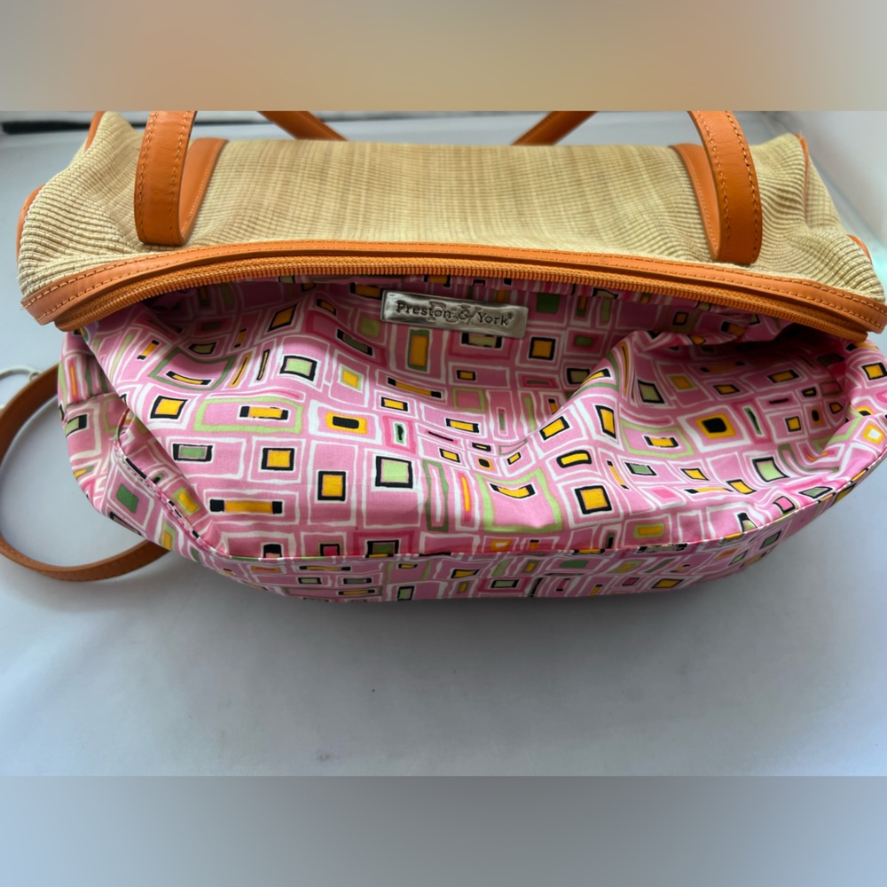 Preston & York Orange and Tan Shoulder Bag - Picture 8 of 13